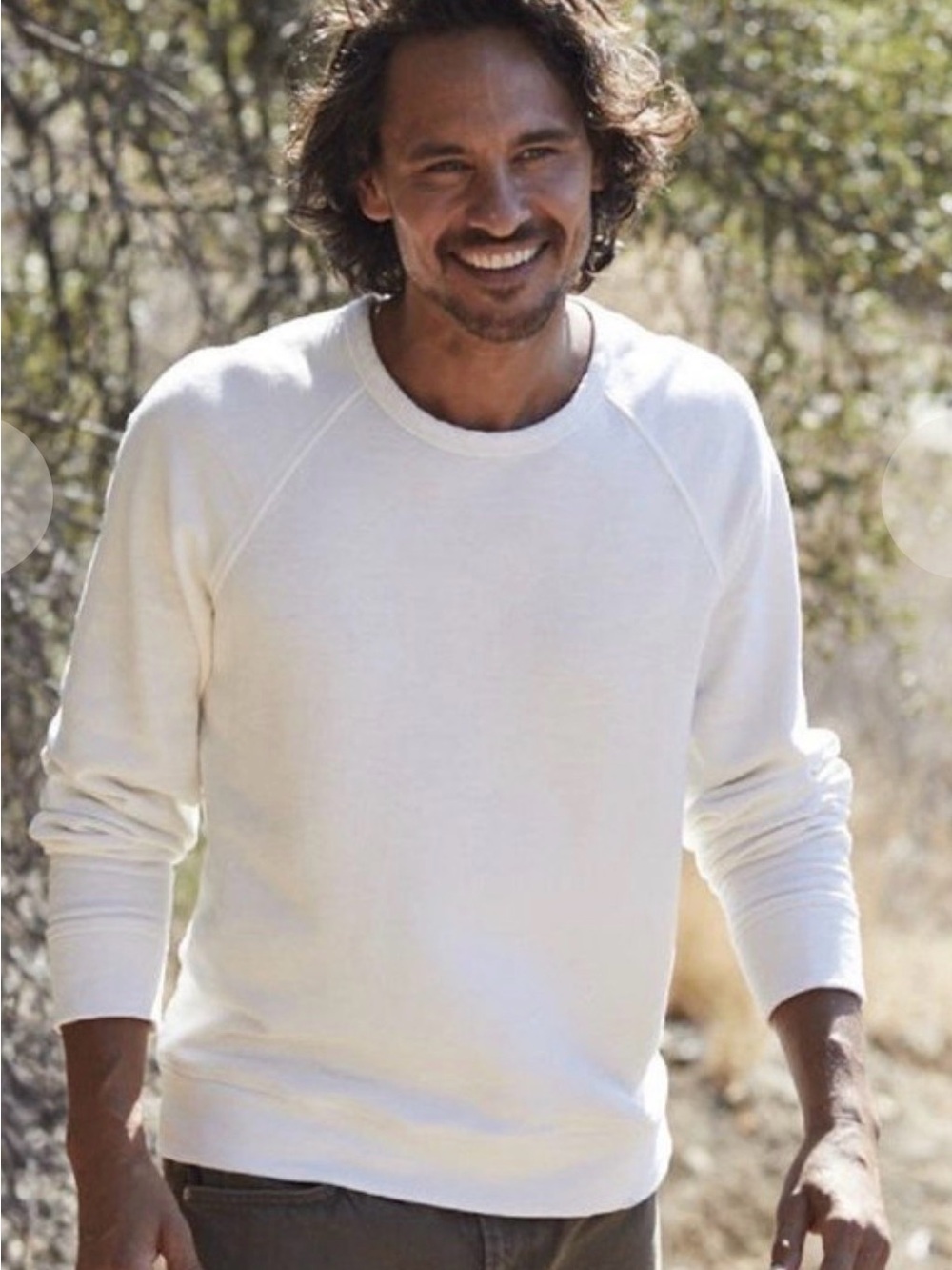 Outerknown Men's Sur Sweatshirt Salt Medium